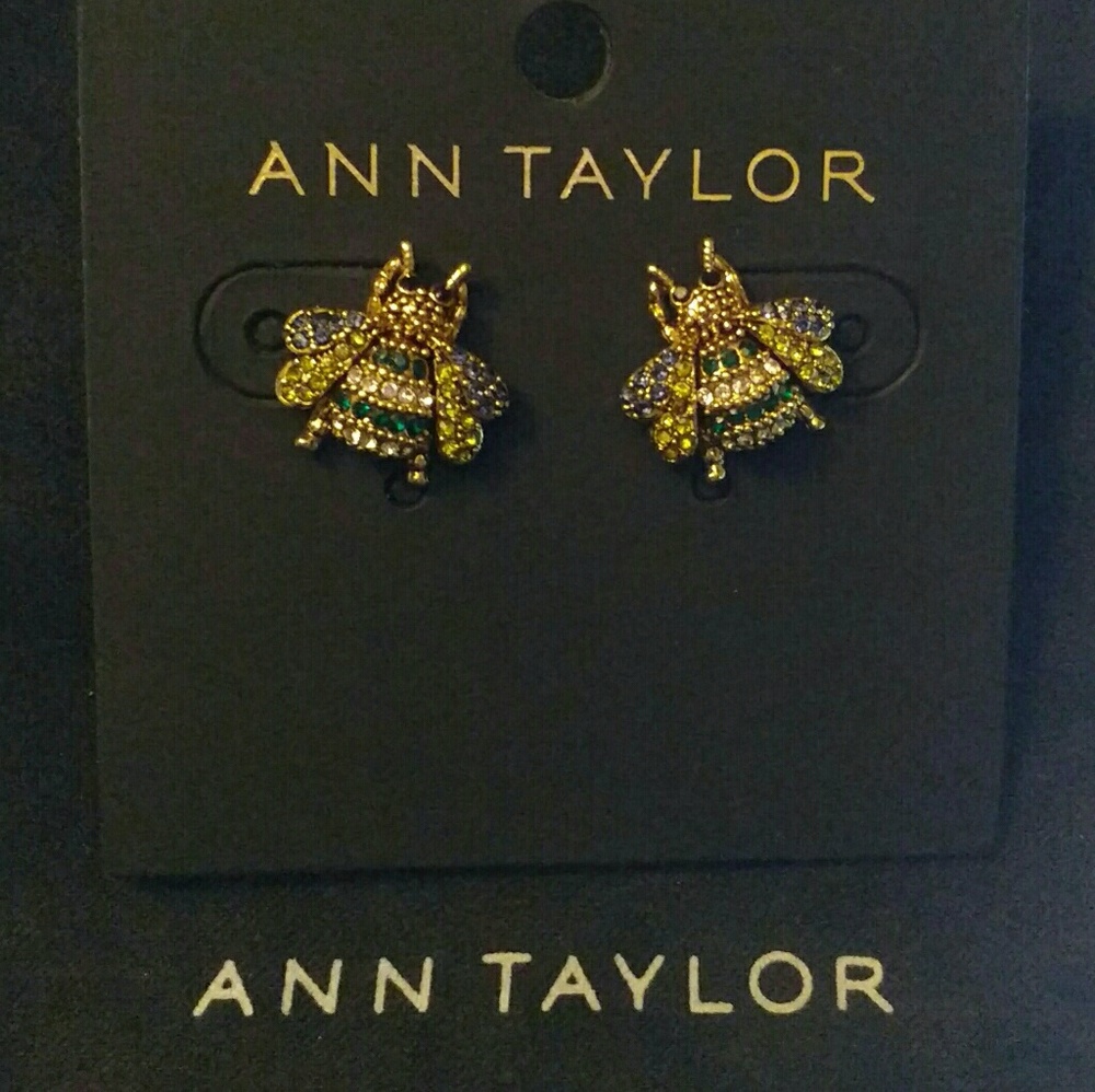 NWT Ann Taylor Bee Stud Earrings - Picture 4 of 4